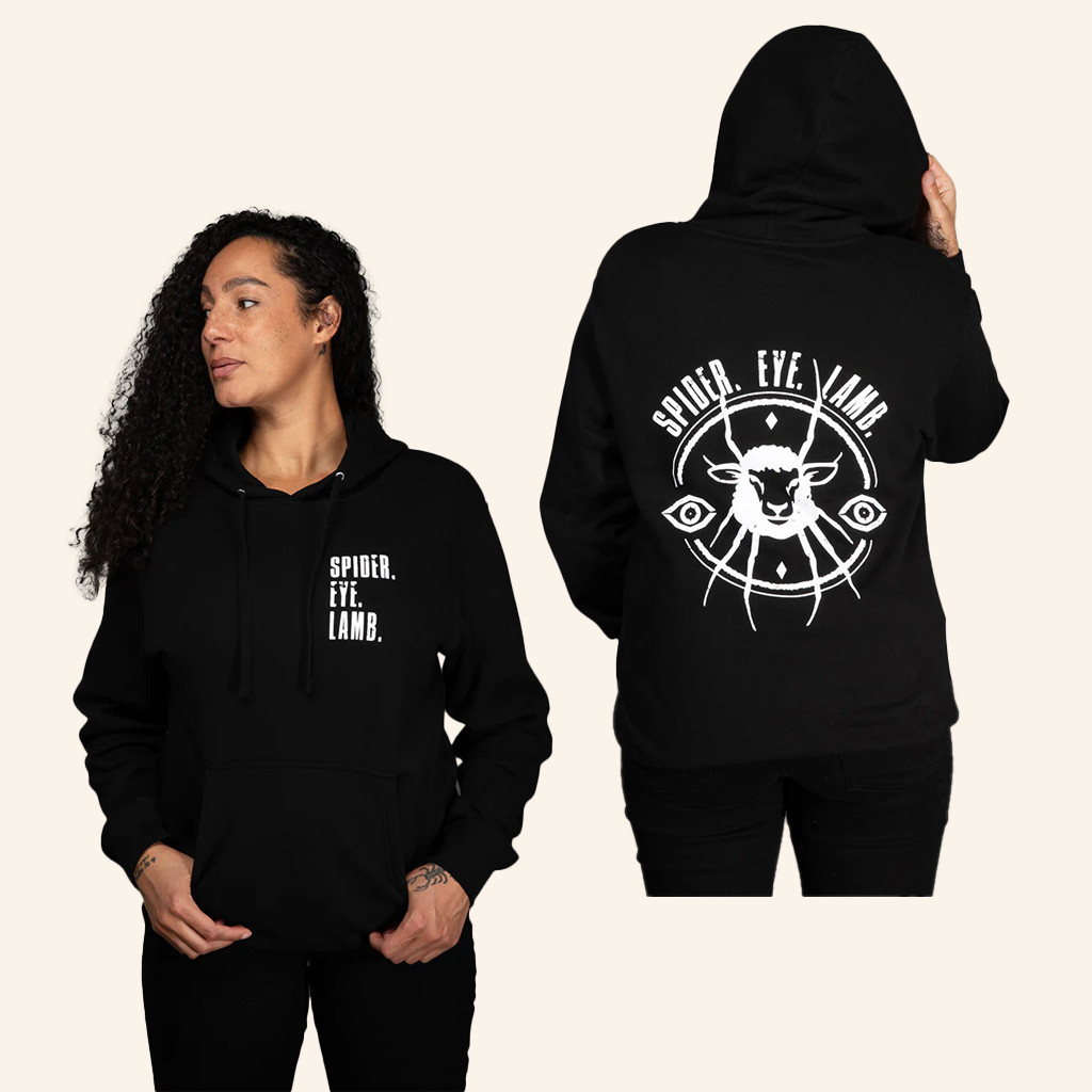 Red Barrels Games Merch Spider Eye Lamb Activation Phrase Hoodie Gifts For Game Lovers