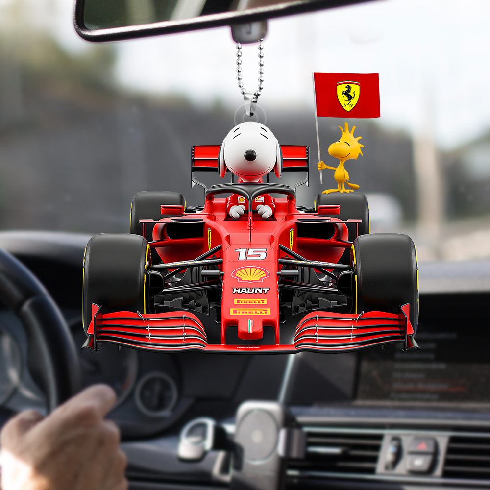 Red Buddy Racer Car Ornament - Personalized Gifts For Movie Lovers - Festive Holiday Keepsake Gift