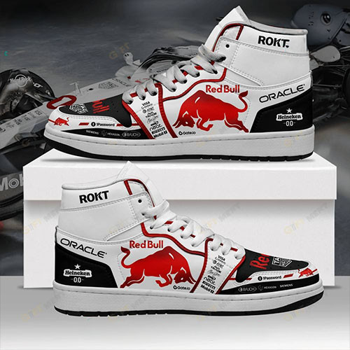 Red Bull Racing Japan GP Air Jordan 1 Sneaker Gifts For Racing Lovers