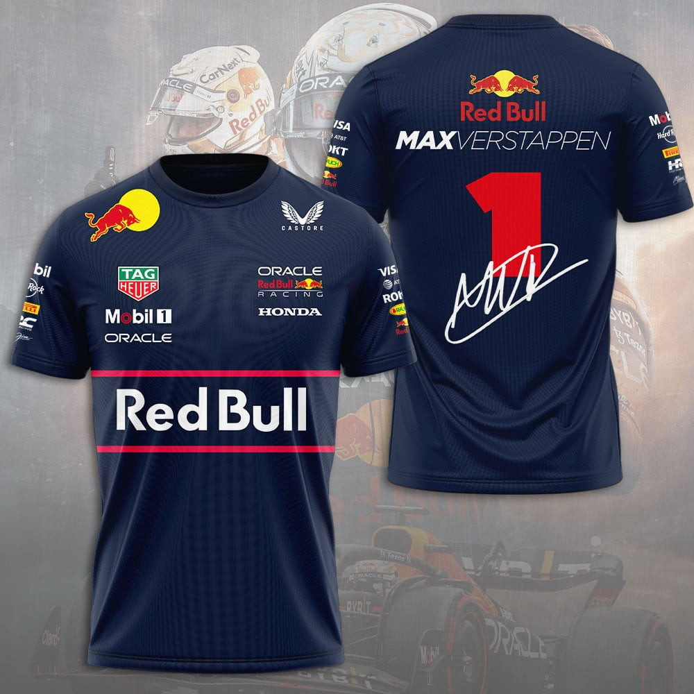 Red Bull Racing Team T-Shirt Gifts For Racing Lovers