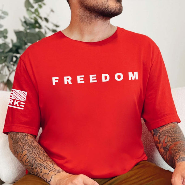 Red Charlie Kirk Freedom Shirt Gift for Patriots