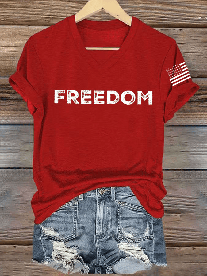 Red Charlie Kirk Freedom Shirts Turning Point USA Merch Charlie Memorial Gift