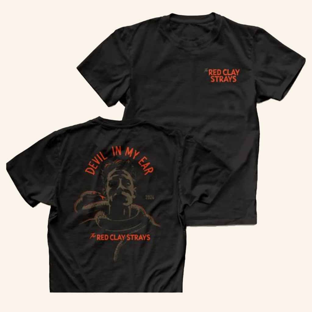 Red Clay Strays Merch Red Clay Strays Tracks Devil In My Ear T-Shirt Gift For Music Fans Red Clay Strays Merch Red Clay Strays Tracks Devil In My Ear T-Shirt Gift For Music Fans