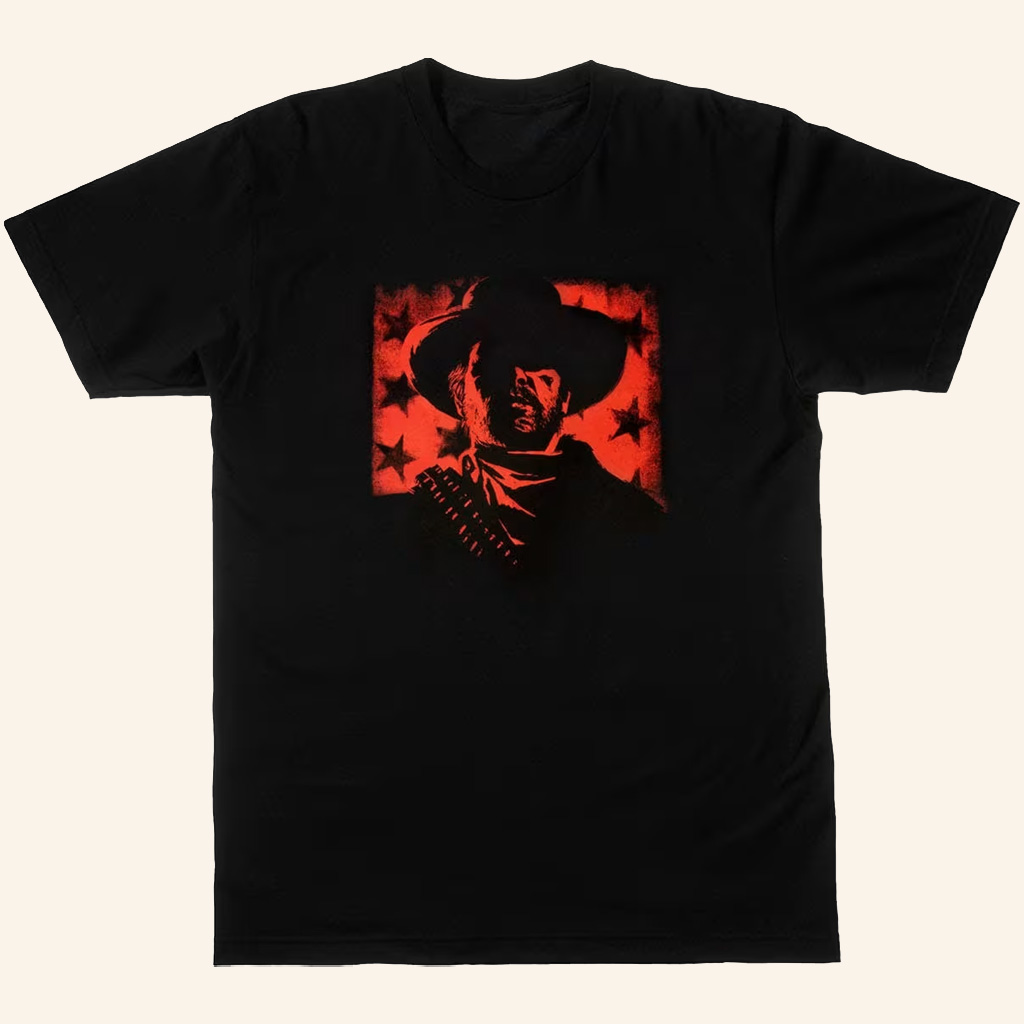 Red Dead Redemption Merch RDR2 Official Soundtrack T-Shirt Black Gifts For Game Lovers