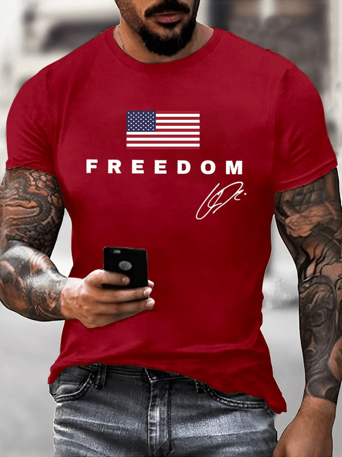 Red Freedom Shirt Charlie Kirk Shirts for Sale Turning Point USA Merch Charlie Kirk Clothing Gift for Wife - Image 17