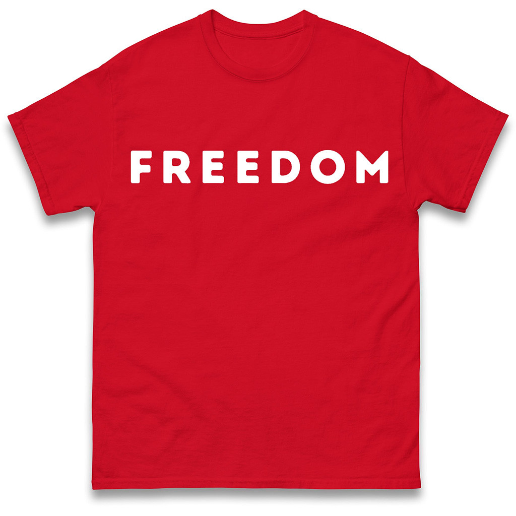 Red Freedom Shirt Charlie Kirk TPUSA Merch Charlie Kirk Memorial Shirt Gifts For Supporters