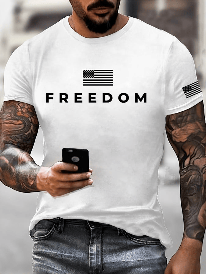 Red Freedom Shirt Charlie Kirk Turning Point USA Merch Charlie Kirk Clothing Gift for Wife - Image 6