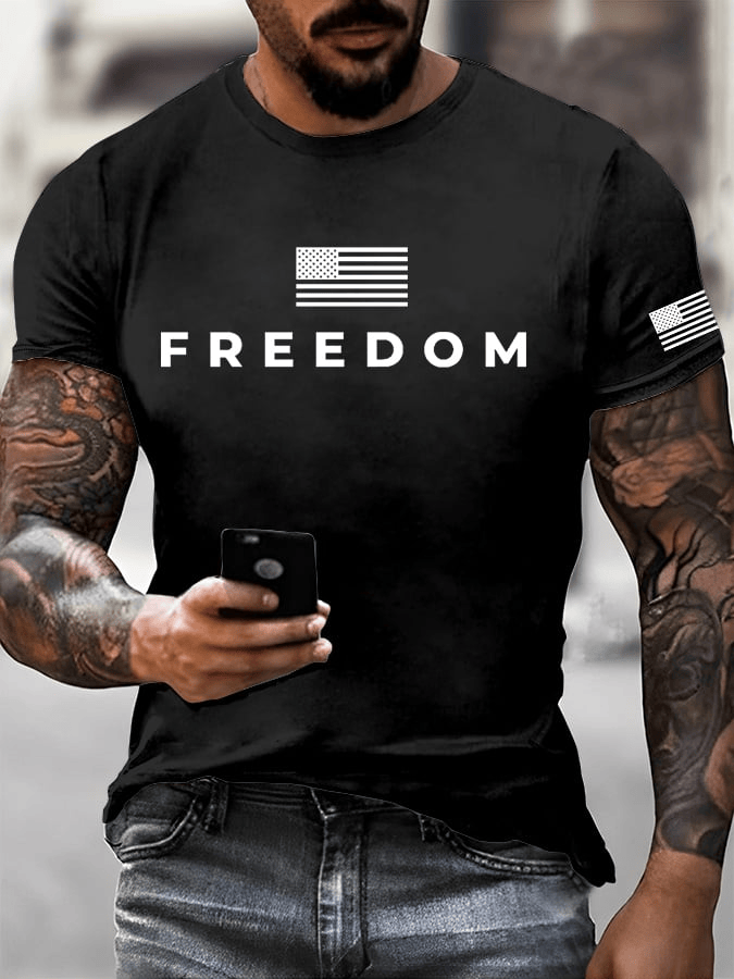 Red Freedom Shirt Charlie Kirk Turning Point USA Merch Charlie Kirk Clothing Gift for Wife - Image 5