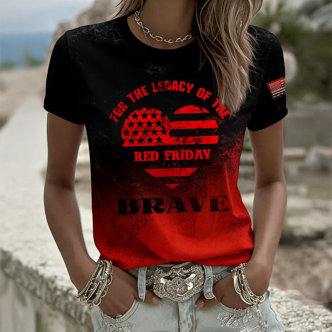 Red Friday For The Legacy Of The Brave T-Shirt Remember Everyone Deployed Shirt Red Friday Gift