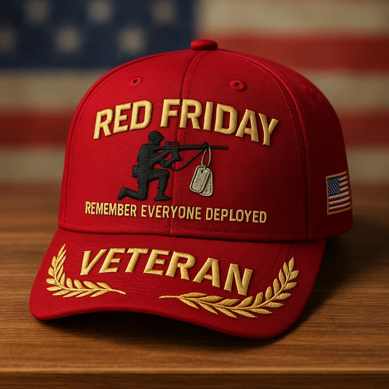 Red Friday Hat Remember Everyone Deployed Cap Patriotic Gifts For American