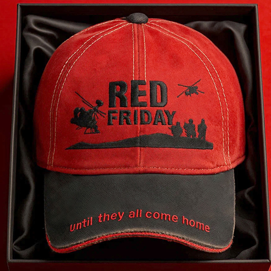 Red Friday Hat Until They All Come Home Baseball Cap Red Friday Gift For Dad