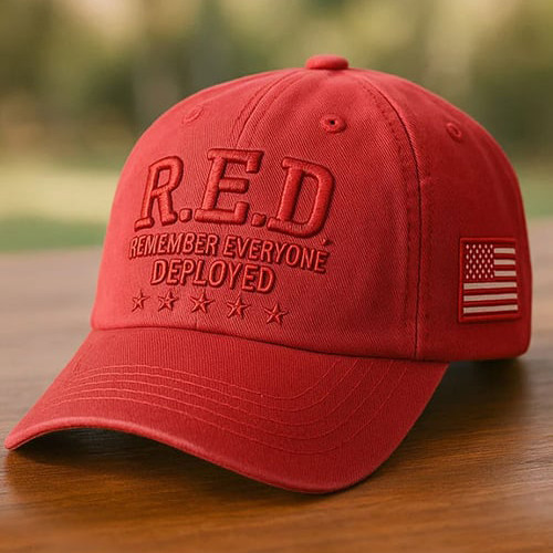 Red Friday Remember Everyone Deployed Hat American Flag Red Friday Merch Good Gift For Him