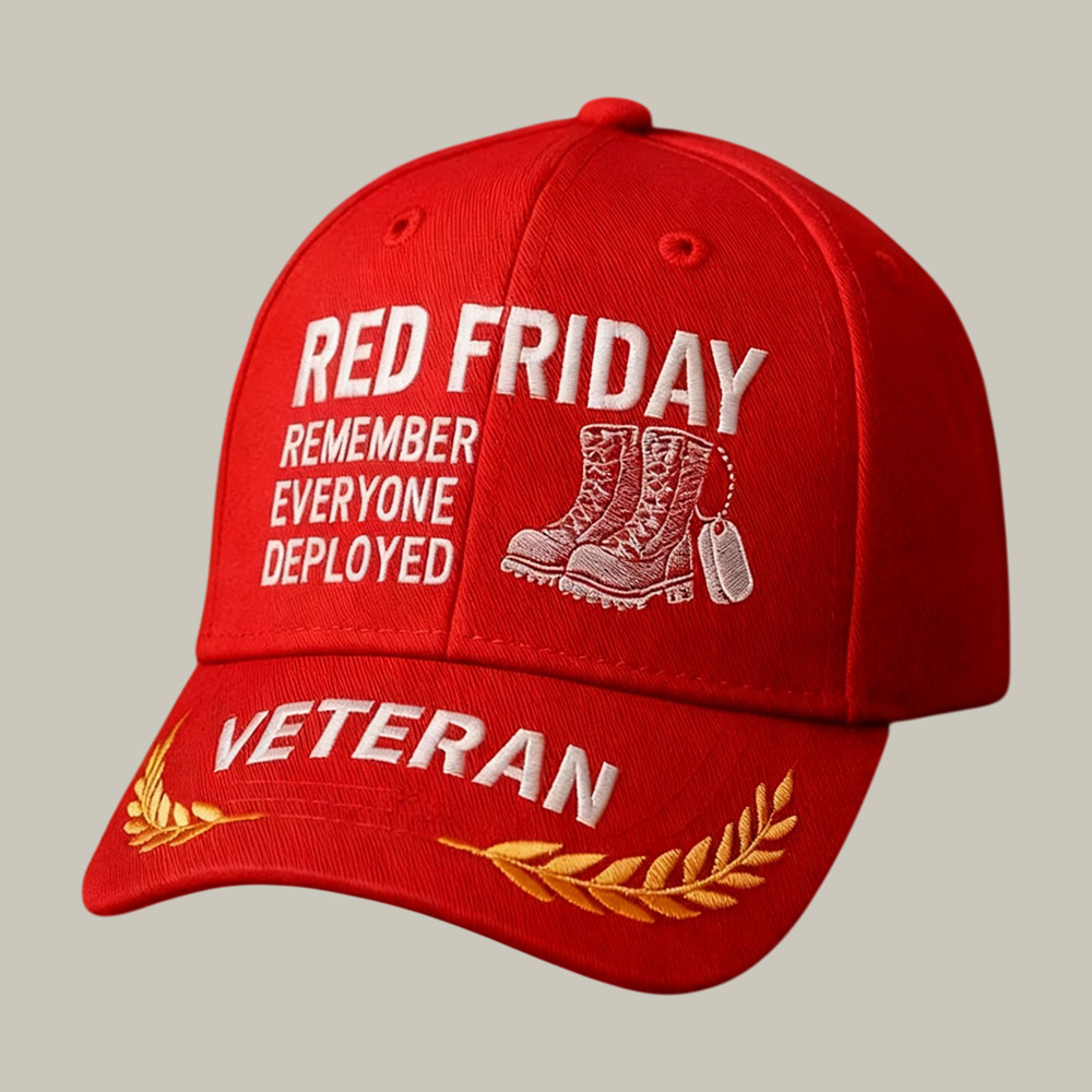 Red Friday Remember Everyone Deployed Hat Patriotic Veteran Cap Red Friday Gift