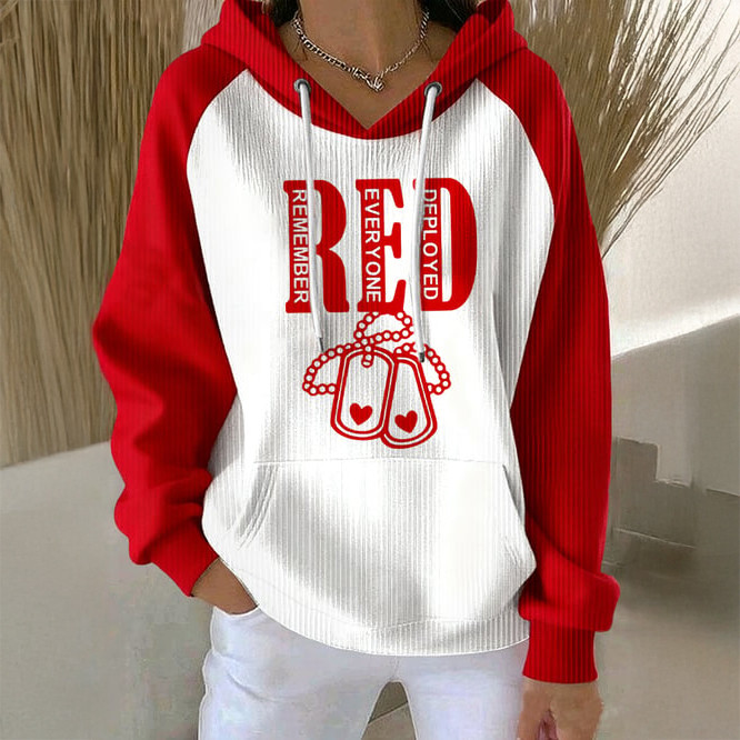 Red Friday Remember Everyone Deployed Hoodie Red Friday Hooded Sweatshirt