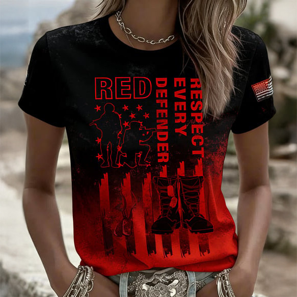 Red Friday Remember Everyone Deployed T-Shirt Red Friday Clothes Gift For Mother
