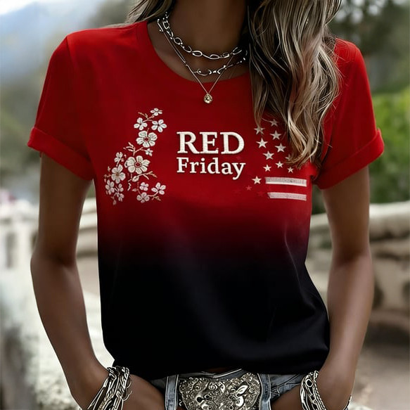 Red Friday Remember Everyone Deployed T-Shirt Red Friday Clothes Gift For Sister