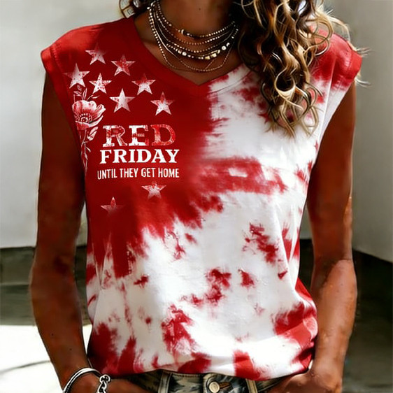 Red Friday Remember Everyone Deployed Tank Top Red Friday Clothes Mother's Day Gift Idea