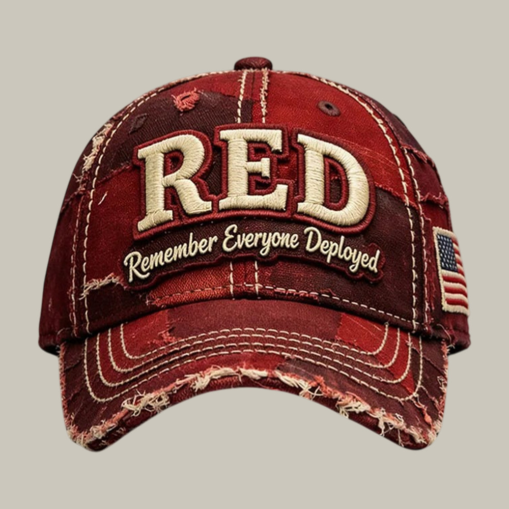 Red Friday Remember Everyone Deployed Vintage Hat On Friday We Wear Red Cap Patriotic Gift