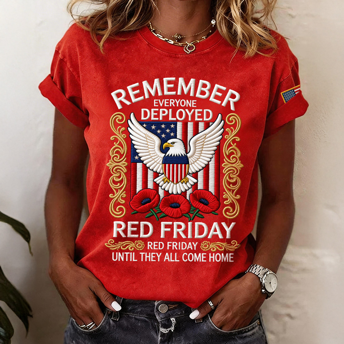 Red Friday Remember Everyone T-Shirt Until They All Home Come Home Shirt Gift For Mother's Day