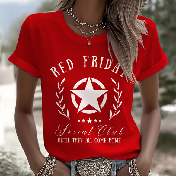 Red Friday Social Club Until They All Come Home T-Shirt Red Friday Merch Gift For Supporters