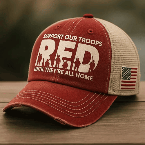 Red Friday Support Our Troops Hat Until They All Come Home Red Friday Baseball Cap Gift Idea