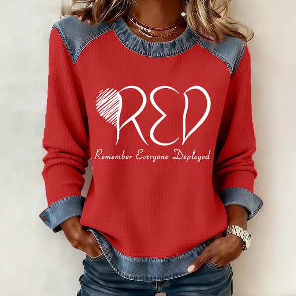 Red Friday Sweatshirt Remember Everyone Deployed Clothing Red Friday Apparel
