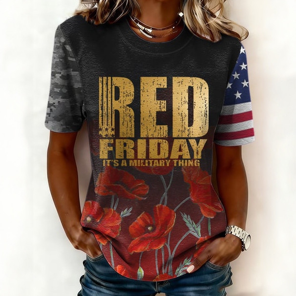 Red Friday Until They All Come Home T-Shirt Red Friday Clothes Cool Gift For Wife