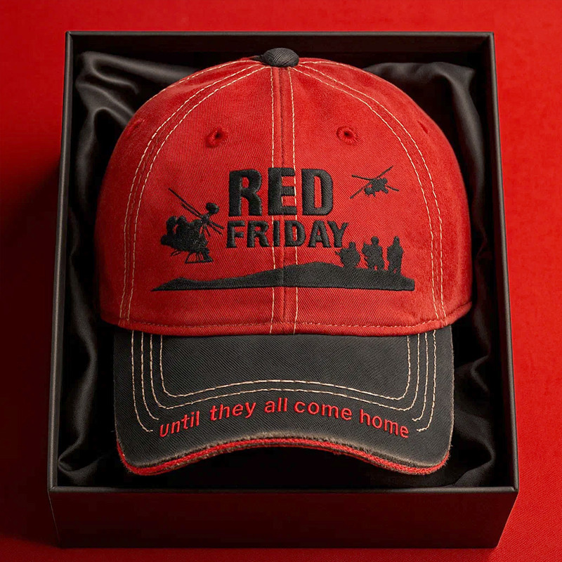 Red Friday US Veteran Hat Until They All Come Home Cap Memorial Gift Ideas