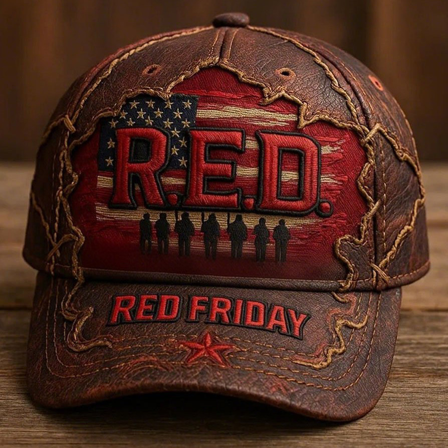 Red Fridays Hat We Wear Red On Fridays Baseball Cap Veteran Memorial Gift