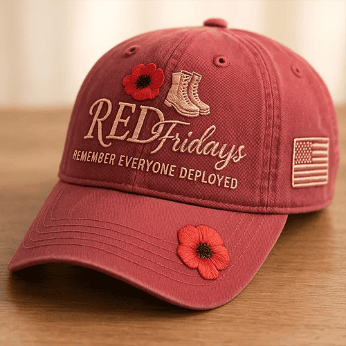 Red Fridays Remember Everyone Deployed Hat American Flag Cap Gift For Dad