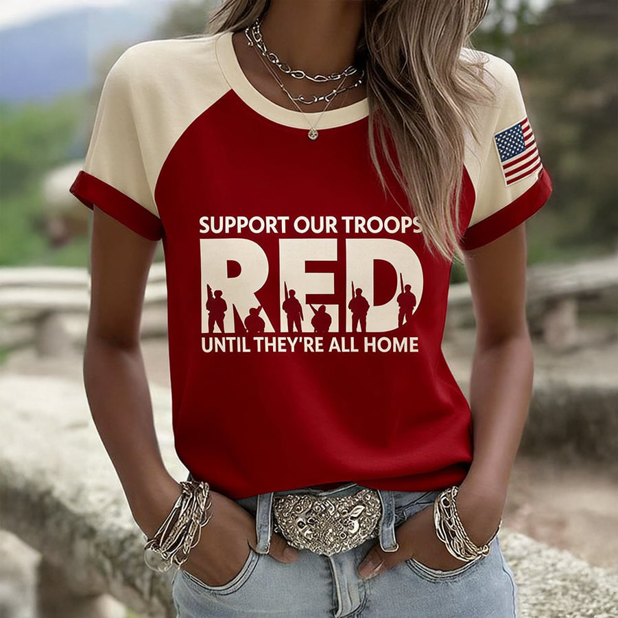 Red Fridays Remember Everyone Deployed T-Shirt Support Our Troops Shirt Patriotic Present