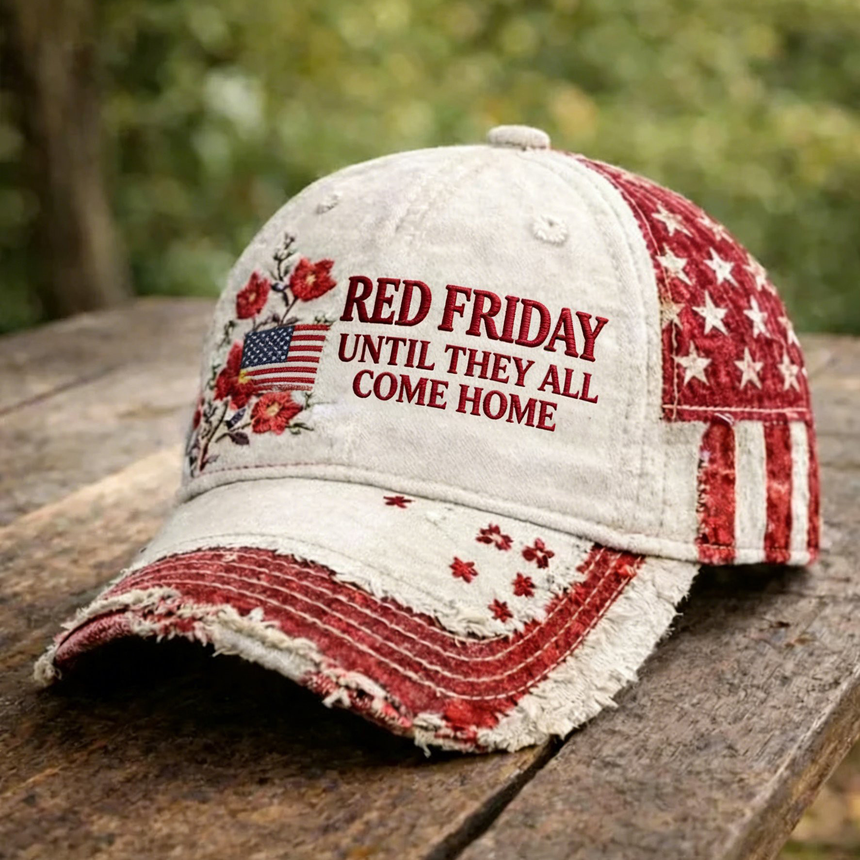 Red Fridays Untol They All Come Home Hat Remember Everyone Deployed Cap Veteran's Day Gift