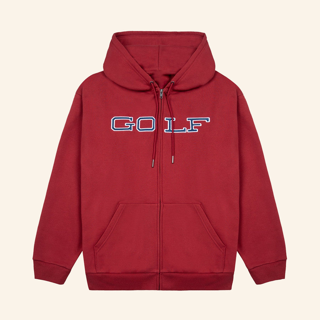 Red Full Zip Tyler the creator Golf Wang Hoodie Gifts For Dad Red Full Zip Tyler the creator Golf Wang Hoodie Gifts For Dad