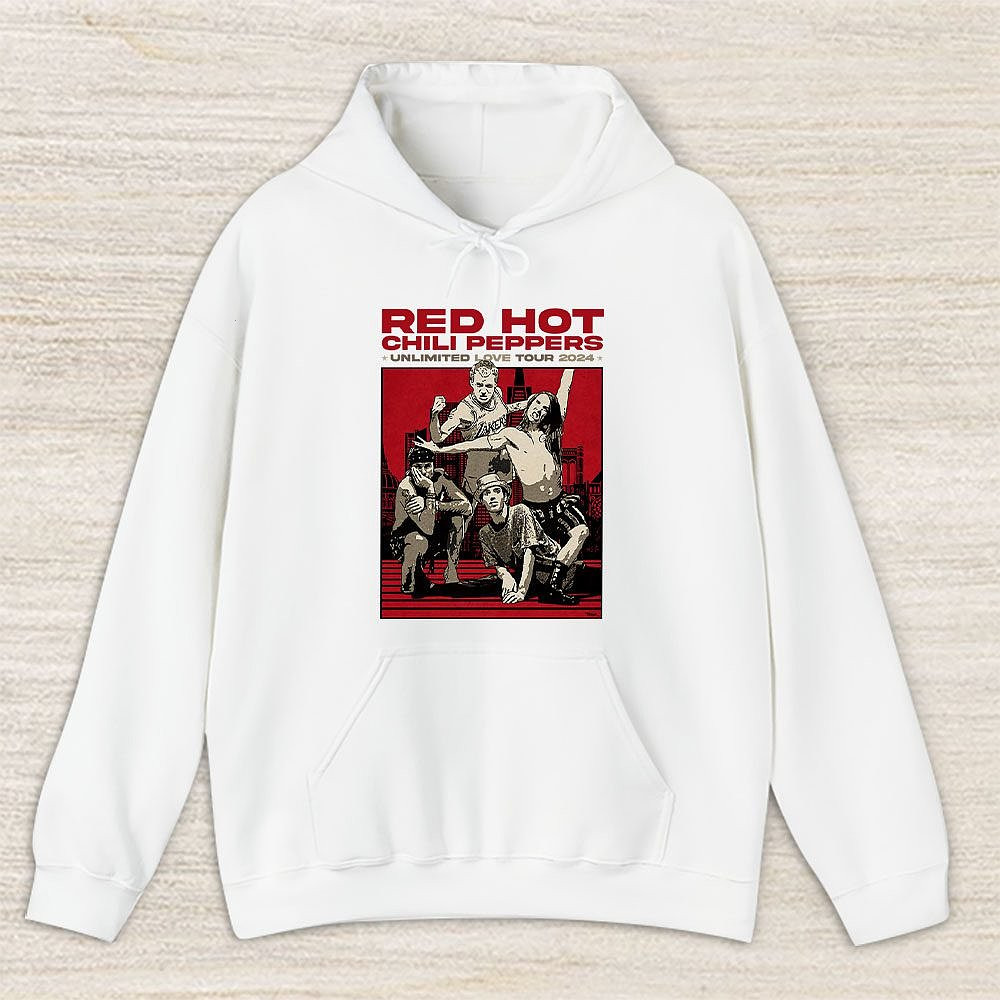 Red Hot Chili Peppers Unlimited Love Tour Vintage Fan Hoodie