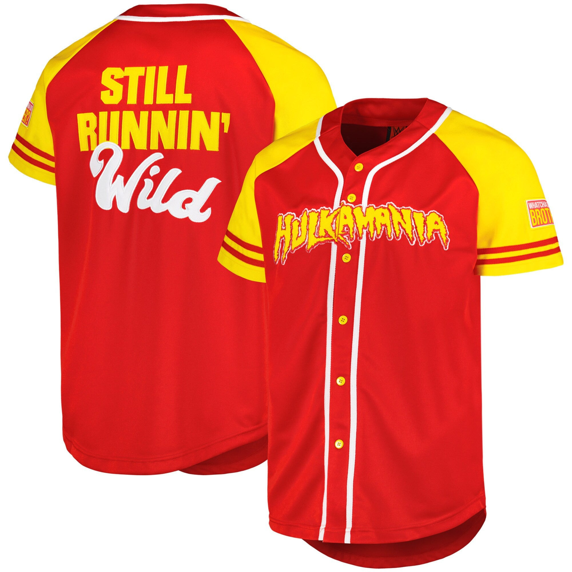 Red Hulk Hogan Baseball Jersey Hulk Hogan Merch Red Hulk Hogan Baseball Jersey Hulk Hogan Merch