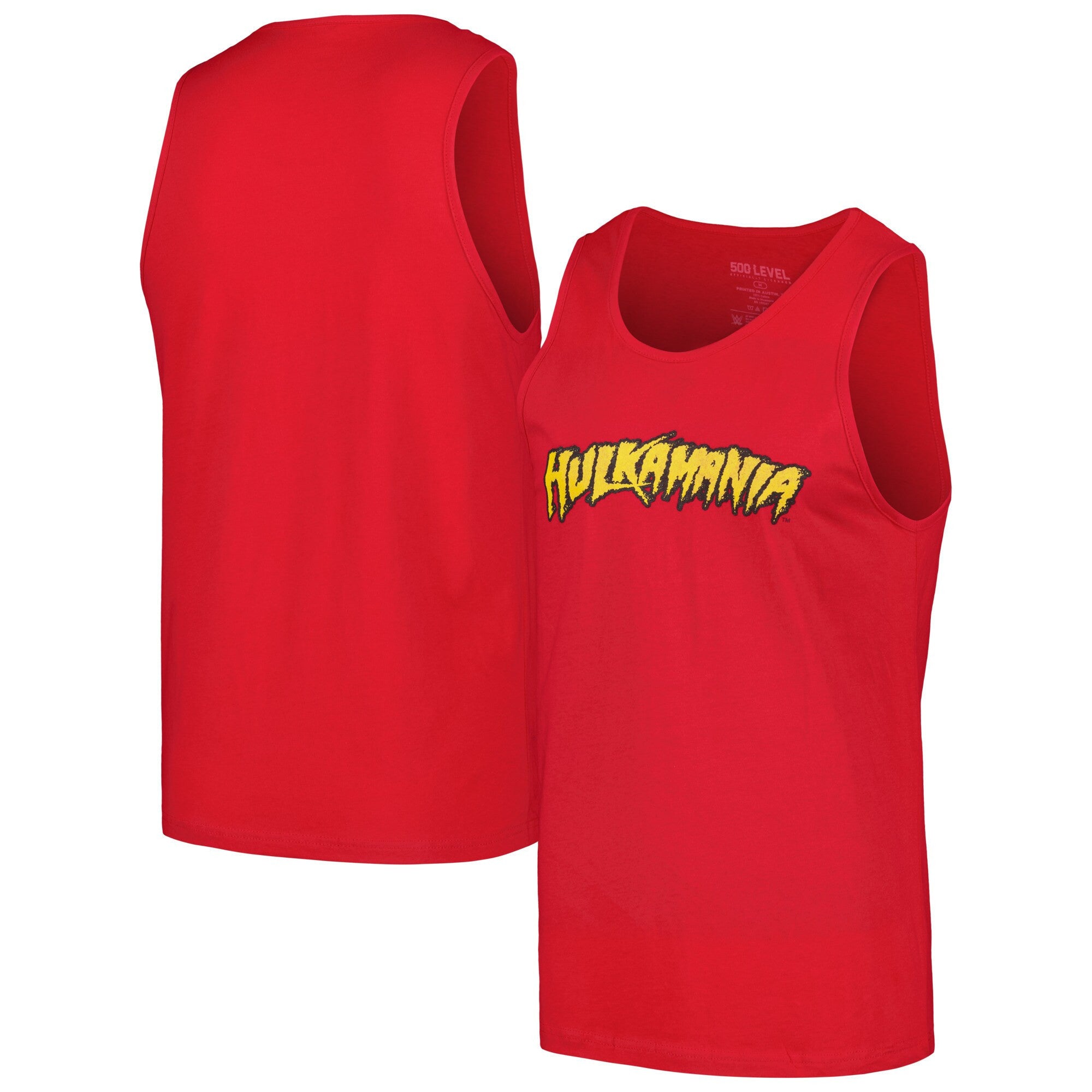 Red Hulk Hogan Hulkamania Logo Scoop Neck Tank Top Hulk Hogan Merch Red Hulk Hogan Hulkamania Logo Scoop Neck Tank Top Hulk Hogan Merch