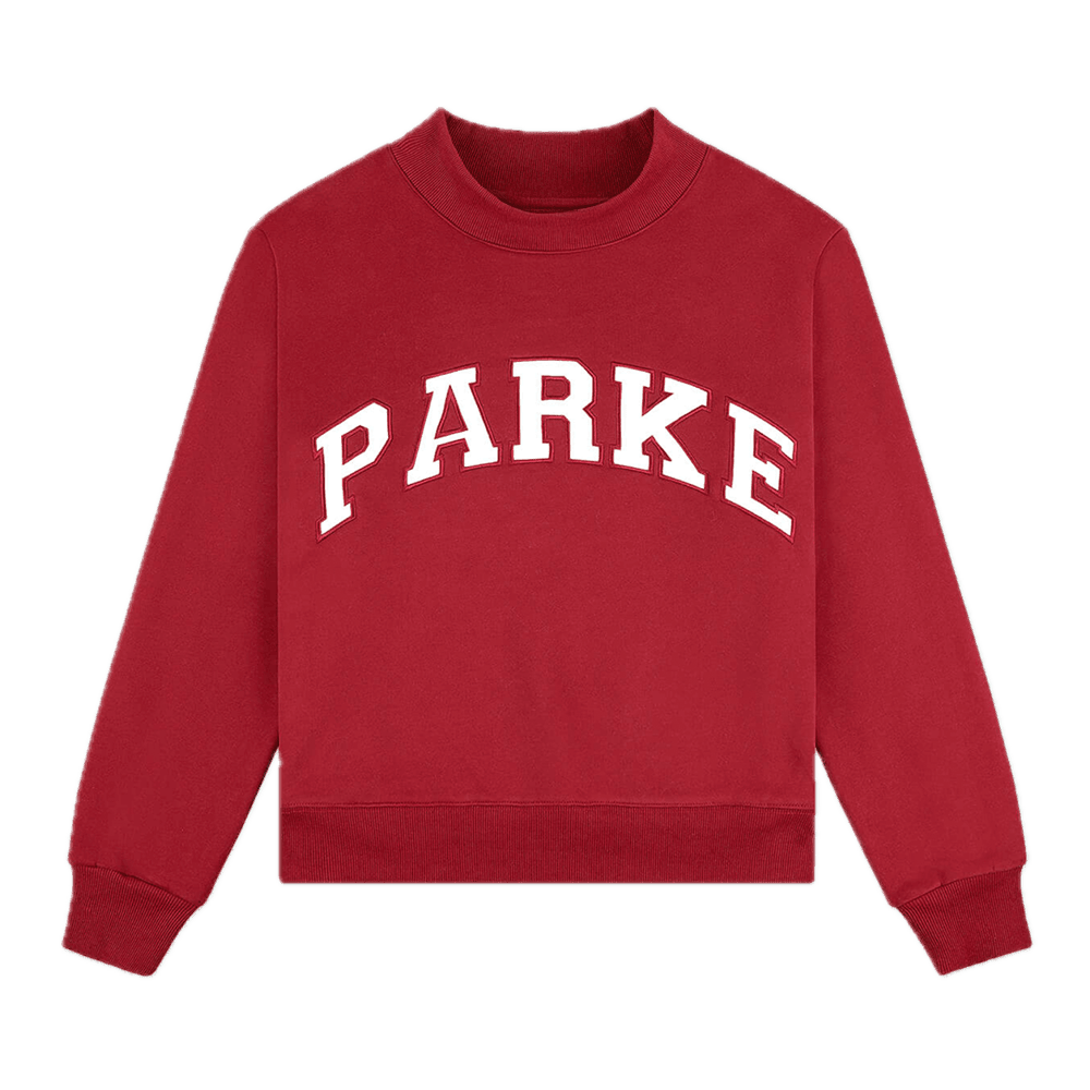 Red Parke Sweatshirt Parke Summer Drop Gifts For Girlfriend