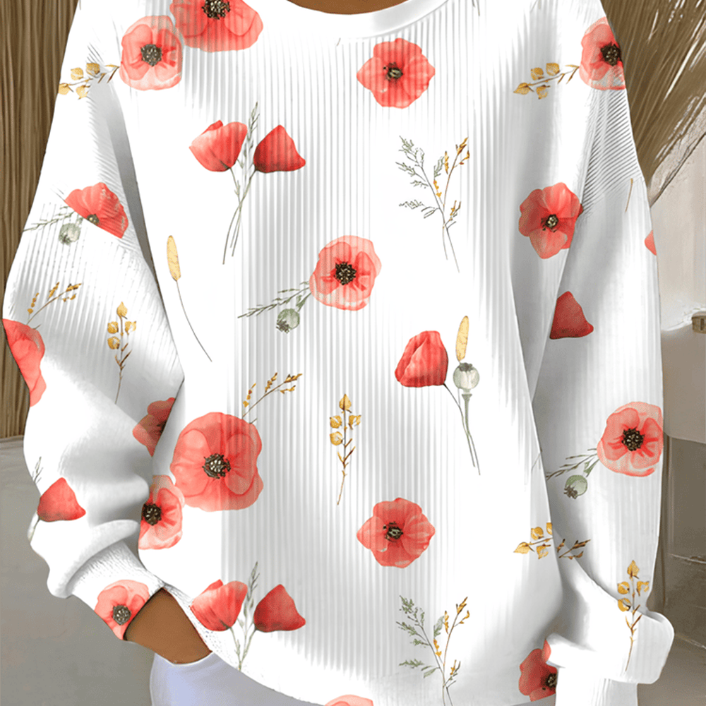 Red Poppy Sweatshirt Lest We Forget Veteran Clothing Tribute Gift Ideas