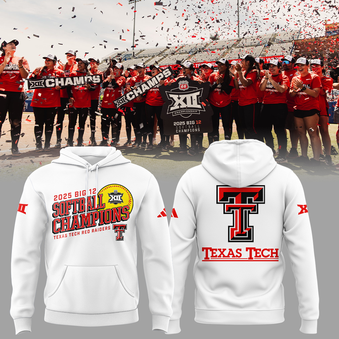 Red Raiders Softball Champion Big12 2025 T-Shirt Best Gift For Softball Fans