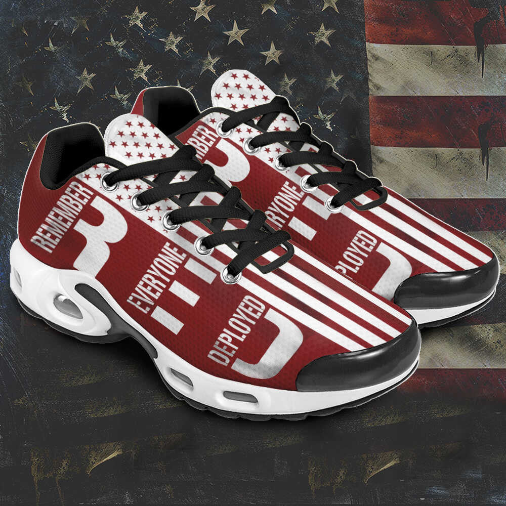 RED Remember Everyone Deployed Sneakers RED Friday Patriotic Shoes Support Military Merchandise RED Remember Everyone Deployed Sneakers RED Friday Patriotic Shoes Support Military Merchandise
