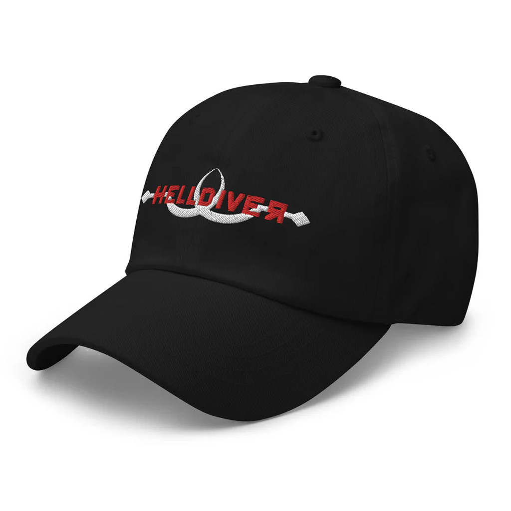 Red Rising Merch Embroidered Helldiver Baseball Hat Best Gifts For Boyfriend