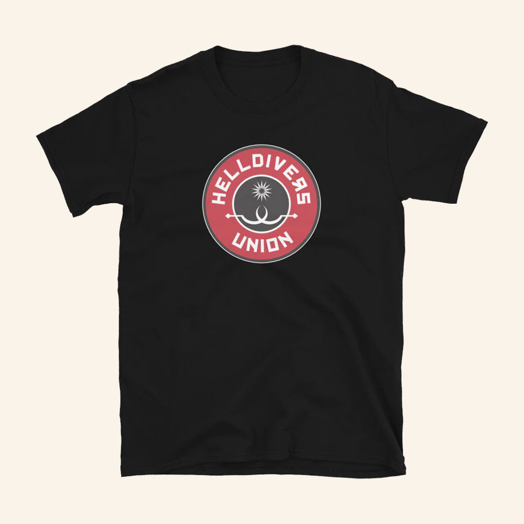 Red Rising Merch Helldivers Union T-Shirt Best Gifts For Father Red Rising Merch Helldivers Union T-Shirt Best Gifts For Father