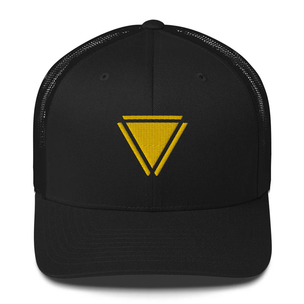 Red Rising Merch Yellow Sigil Trucker Hat Embroidered Gift Ideas For Boyfriend Red Rising Merch Yellow Sigil Trucker Hat Embroidered Gift Ideas For Boyfriend