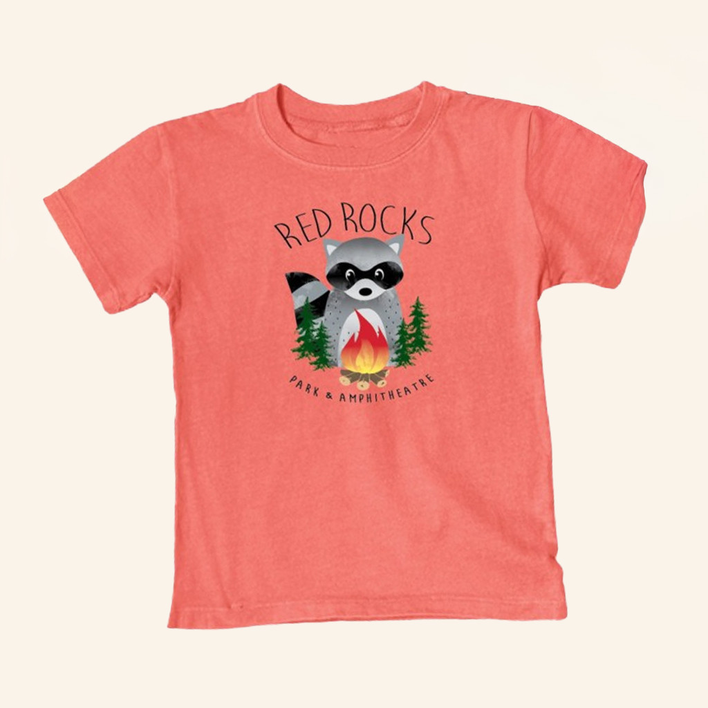 Red Rocks Gift Merch Red Rocks Raccoon T-Shirt Christmas Gifts For Her