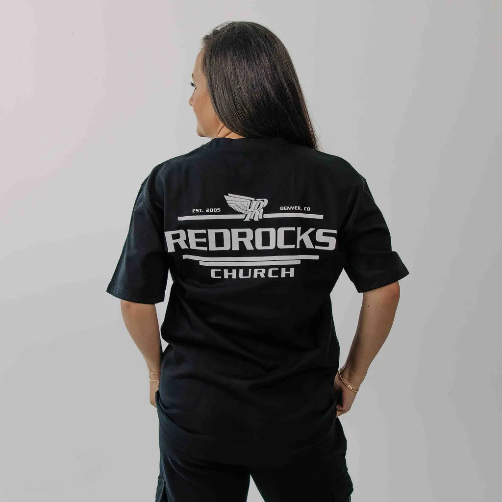 Red Rocks Merch Black Wings T-Shirt Gifts For Friends Red Rocks Merch Black Wings T-Shirt Gifts For Friends