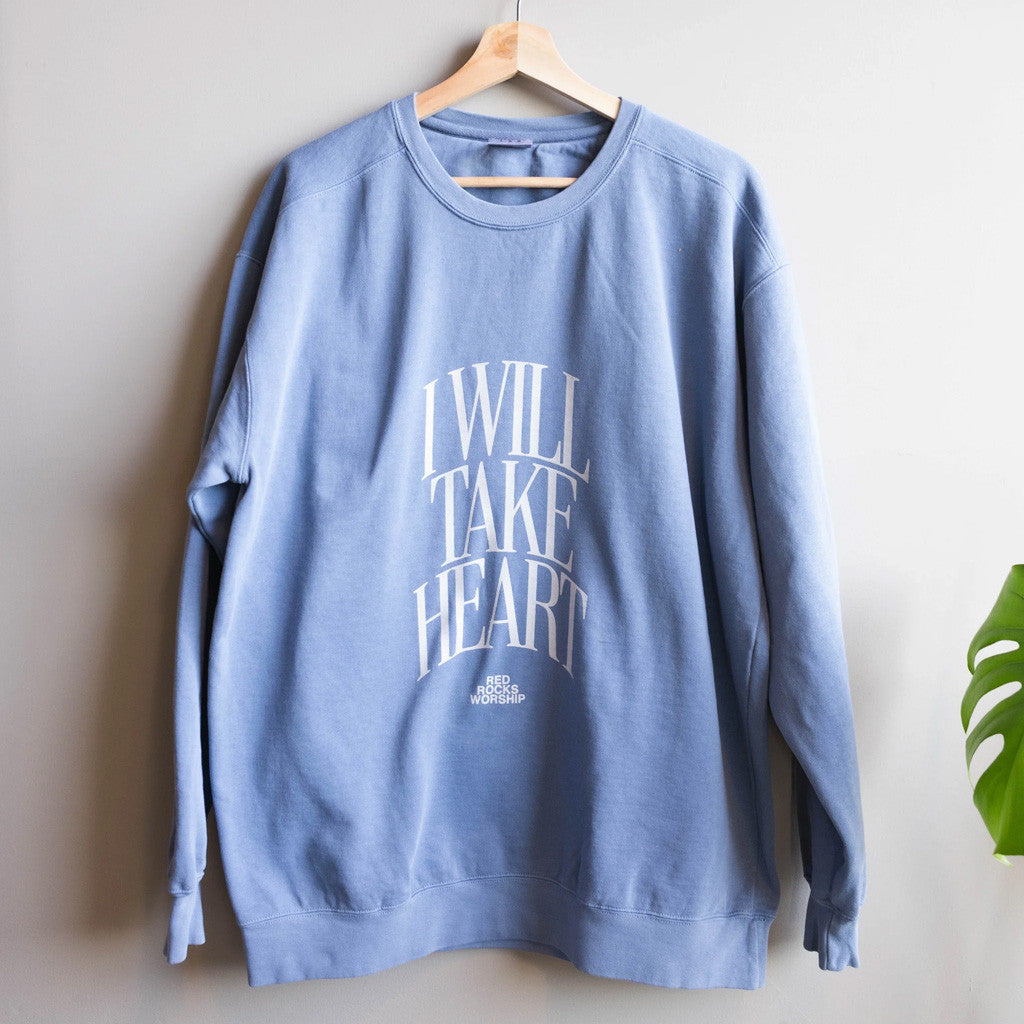 Red Rocks Merch I Will Take Heart Crewneck Sweatshirt Gifts For Wife Red Rocks Merch I Will Take Heart Crewneck Sweatshirt Gifts For Wife