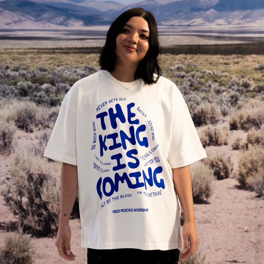 Red Rocks Merch The King Is Coming Album T-Shirt Presents For Her Red Rocks Merch The King Is Coming Album T-Shirt Presents For Her