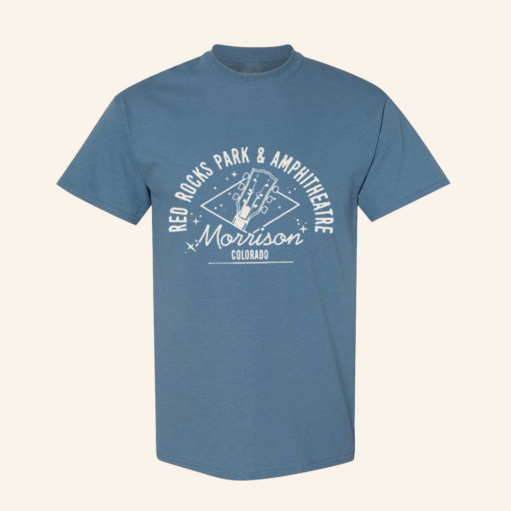 Red Rocks Online Merch Red Rocks Guitar Stars T-Shirt Gifts For Her Red Rocks Online Merch Red Rocks Guitar Stars T-Shirt Gifts For Her