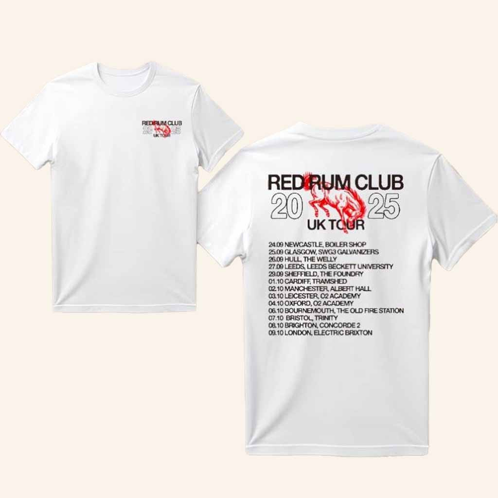 Red Rum Club Merch Buck 2025 UK Tour T-Shirt Best Gifts For Music Lovers Red Rum Club Merch Buck 2025 UK Tour T-Shirt Best Gifts For Music Lovers