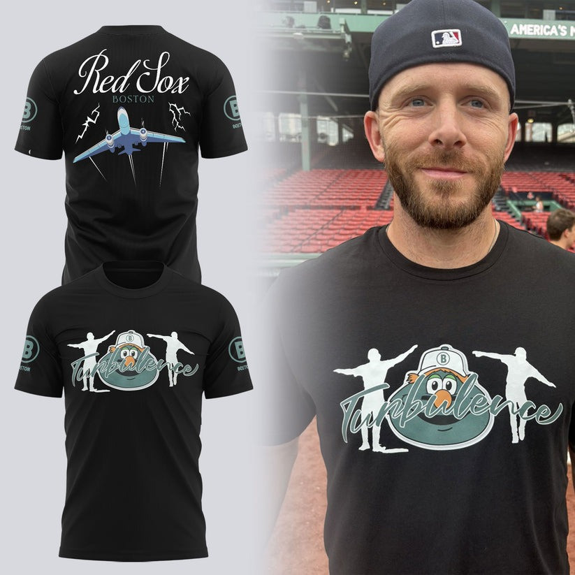 Red Sox Boston x Turbulence 2025 T-Shirt Unique Gift For Movie Fan Lovers